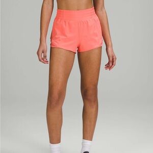 LULULEMON high rise hotty hot shorts 2.5”